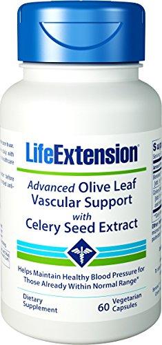 Advanced Olive Leaf Vascular Support Capsules With Celery Seed Extract 60 Count