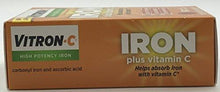 Vitronc High Potency Iron Supplement With Vitamin C 60 Count