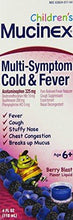 Children Multisymptom Cold And Fever Liquid Very Berry 4 Ounce