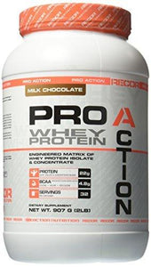 Recor Pro Action Whey Protein Milk Chocolate 2 Pound By