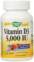 Vitamin D3 5000 Iu Softgel 240 Count