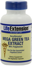 Mega Green Tea Extract 98 Polyphenols 100 Veg Caps Decaf