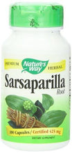 Sarsaparilla Root Capsules 425 Mg 100Count