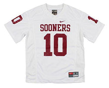 Nike Ncaa Big Boys Youth Oklahoma Sooners #10 Football Jersey White