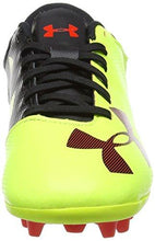 Boys Ua Spotlight Dl FgR Jr. Soccer Cleats High/Vis Yellow/Rocket Red/Black 4