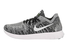 Nike Free Rn Flyknit 2017 Black/White Volt Running Shoe 9 Us