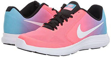 Girls Revolution 3 Running Shoe Gs Chlorine Blue/White/Racer Pink/Black 6 M Us Big Kid
