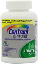 Centrum Silver Adult Multivitamin / Multimineral Supplement Tablet Vitamin D3 Age 50+ 220 Count