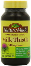 Milk Thistle Standard Extract 140Mg 50Count
