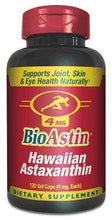 Nature Strongest Hawaii Bioastin Natural Astaxanthin 4Mg 120 Gel Capsules