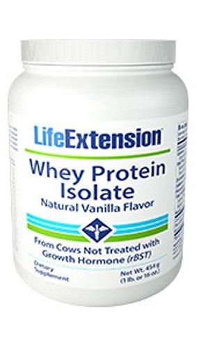 Whey Protein Isolate Natural Vanilla Flavor 454 Grams 1 Lb. Or 16 Oz.Pack2