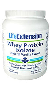 Whey Protein Isolate Natural Vanilla Flavor 454 Grams 1 Lb. Or 16 Oz.Pack2
