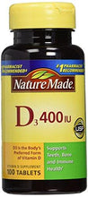 Vitamin D3 400 I.U. 100 Count Pack Of 2