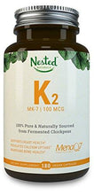 Vitamin K2 100Mcg | 180 Vegan Caps Of Mk7 Natural Aq7 From Fermented Chickpeas | Supports Strong Bones Cardiovascular Health | Nongmo Soyfree: Bioavailable Allergen Friendly Mk 7
