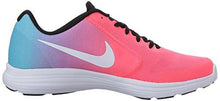 Girls Revolution 3 Running Shoe Gs Chlorine Blue/White/Racer Pink/Black 6 M Us Big Kid
