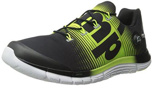 Reebok Zpump Fusion Running Shoe Blacksolar Yellowwhite 10.5 M US