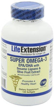 Super Omega3 Epa/Dha With Sesame Lignans Olive Extract 120 Softgels