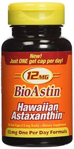 Bioastin N Astaxanthin 12 Mg 50 Caps One Bottle