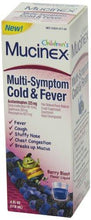 Children Multisymptom Cold And Fever Liquid Very Berry 4 Ounce
