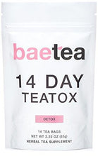 Baetea 14 Day Teatox Detox Herbal Tea Supplement 14 Tea Bags