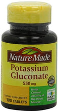 Potassium Gluconate 550Mg 100 Tablets Pack Of 3