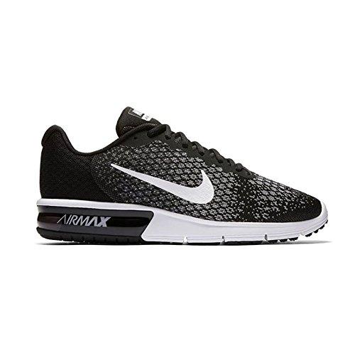Air Max Sequent 2 Running Shoes Black/White/Dark Grey/Wolf Grey 9.5 DM Us