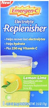 Emergenc Replenisher Electrolyte Replenishment Drink Mix With 250Mg Vitamin C 0.33 Ounce Packets Lemonlime Flavor 8 Count