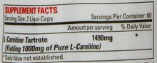 Lipo 6 Carnitine Liquid Capsules 120 Count