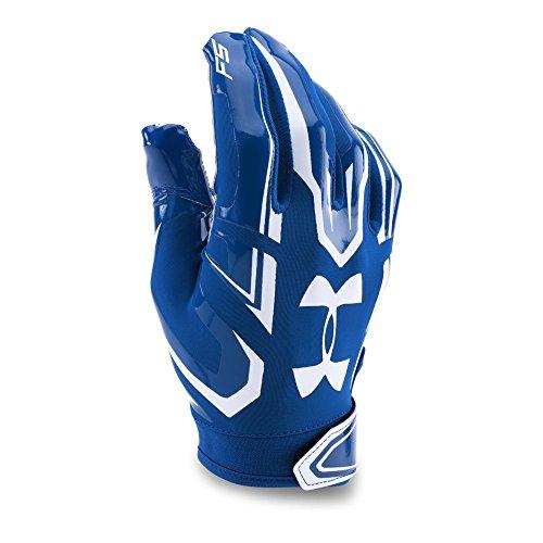 Boys F5 Football Gloves Royal/White Youth Large