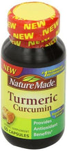Turmeric Antioxidant Herbal Supplement 500 Mg 60 Capsules