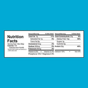 Protein Bar Cinnamon Roll 20G Protein 4G Net Carbs 180 Cals High Protein Bars Low Carb Bars Gluten Free Soy Free 2.1 Oz Bar 12 Count