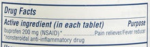 Pain Reliever / Fever Reducer Coated Tablet 200Mg Ibuprofen Temporary Pain Relief 300 Count