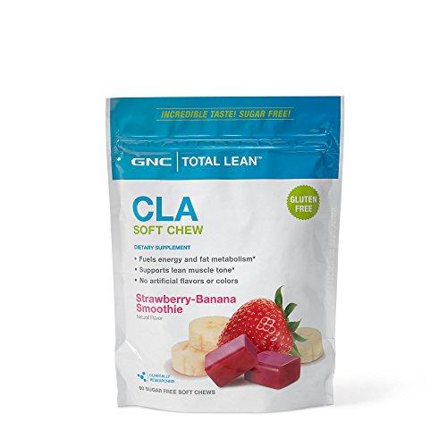 Gnc Total Lean Cla Soft Chew StrawberryBanana Smoothie 60 SugarFree