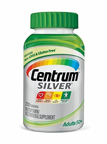 Centrum Silver Adult Multivitamin / Multimineral Supplement Tablet Vitamin D3 Age 50+ 220 Count