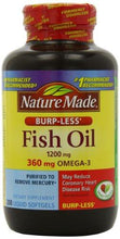 Fish Oil 1200 Mg Burpless Value Size 200Count