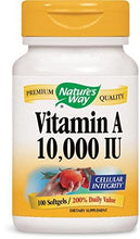 Vitamin A 10000 Iu 100 Softgels