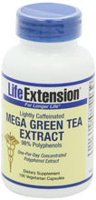 Mega Green Tea Extract 98% Polyphenols 100 Vegetarian Capsules