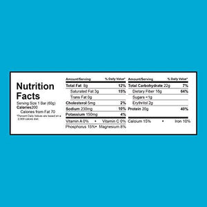 Protein Bar Mint Chocolate Chunk 20G Protein 4G Net Carbs 200 Cals High Protein Bars Low Carb Bars Gluten Free Soy Free 2.1 Oz Bar 12 Count