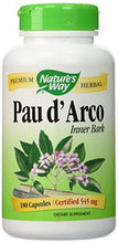 Pau DArco Inner Bark 545 Mg 180 Capsules