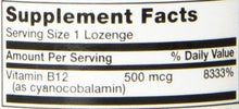B12 500 Mcg 100 Dissolving Lozenges