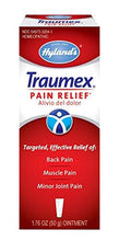 Hyland Traumex With Arnica Pain Relief Cream Natural Relief Of Back Pain Muscle Pain And Minor Joint Pain 1.76 Ounce