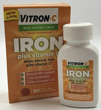 Vitronc High Potency Iron Supplement With Vitamin C 60 Count