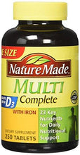 Multi Complete Vitamin Mineral Tabs 250 Tablets