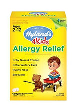 Hyland 4 Kids Allergy Relief Tablets Natural Relief Of Indoor Outdoor Allergies 125 Count