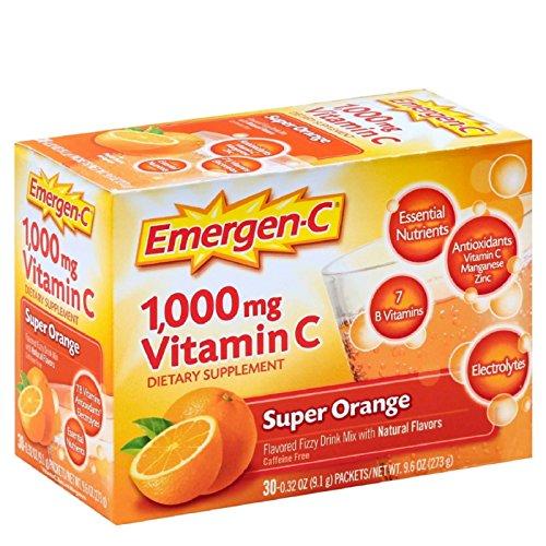 Emergenc Super Orange 30Count 1000Mg 2 Pack