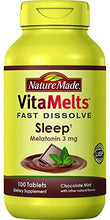 Vitamelts Sleep Tablets Chocolate Mint 100 Count