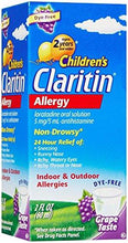 Children 24 Hour Allergy Relief Solution Grape 2 Oz