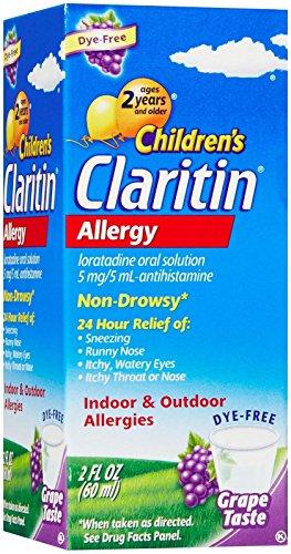 Children 24 Hour Allergy Relief Solution Grape 2 Oz