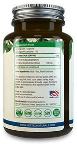 5Htp 100Mg | 120 Vegan Capsules For Better Absorption | Boost Serotonin Improve Overall Mood Sleep Aids In Relaxation Control Appetite Calm Anxiety Positive Wellbeing | Natural Mood Booster
