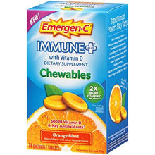Emergenc Immune+ Dietary Supplement Orange Blast Flavor 14Count Chewables